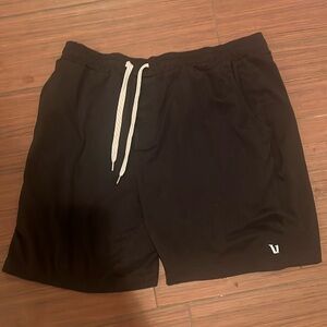 Vuori Ponto Shorts Size XL Black Heather